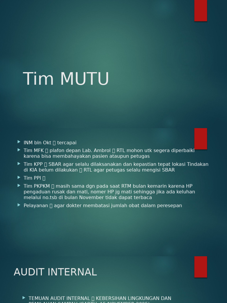 Tim MUTU Lokmin Nov 25 | PDF