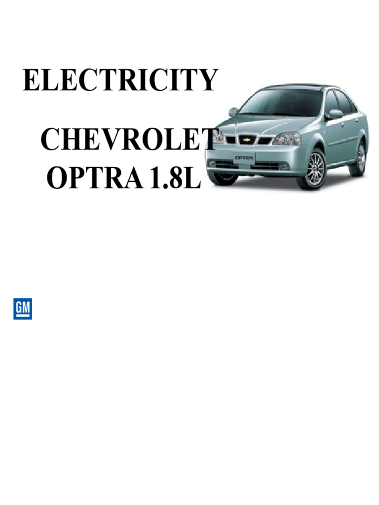 Electric Manual of Optra PDF | PDF | Anti Lock Braking System | Fuse ...