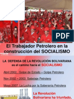 Trabajador Petrolero en La Construccion Del Sociallismo