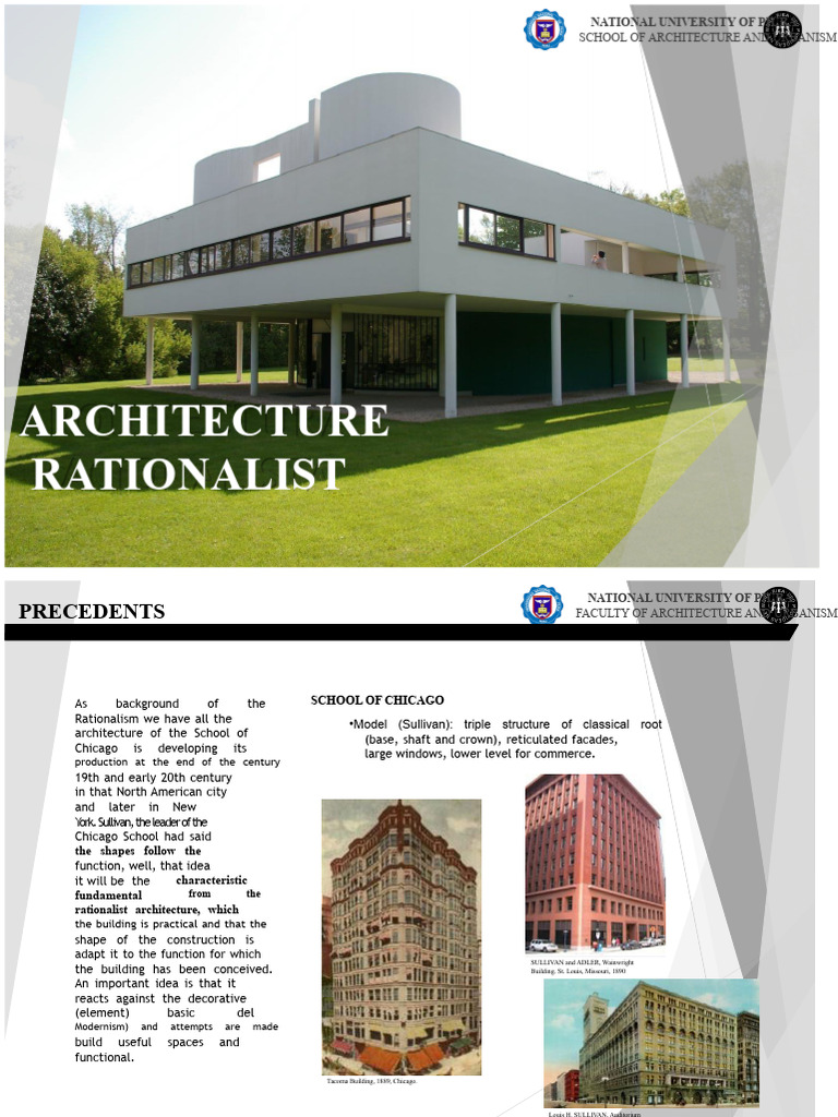 Overview of Rationalist Architecture | PDF | Rationalism ...