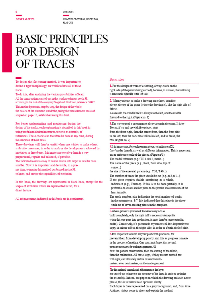 Basic principles for the design of layouts | PDF | Clothing