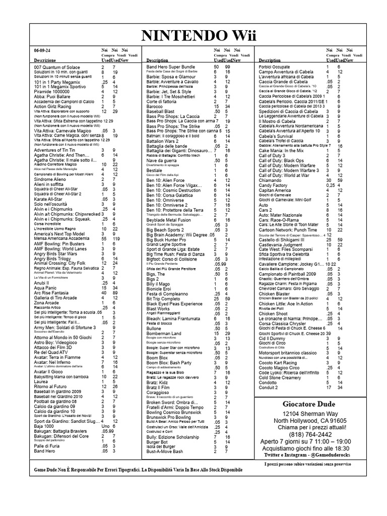 Nintendo Wii | PDF
