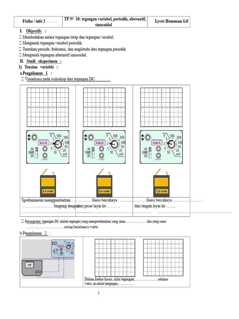 TP 10 2sc Tegangan Variabel | PDF