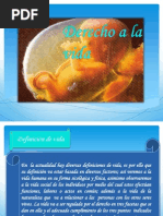 Derecho a La Vida