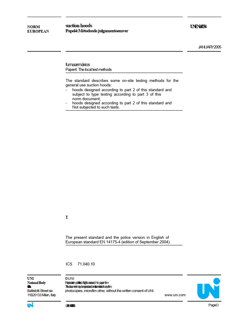 Standard EN 14175-4 - Translation | PDF | Flow Measurement | Volume