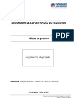 Modelo - DOC Especificação de Requisitos