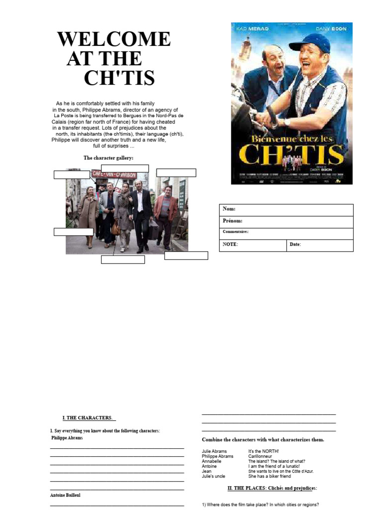 Teaching Letter Welcome To The Chtis | PDF | Mail
