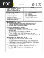 Jigsaw Safety Operating Procedure | PDF | Personal Protective Equipment