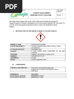 ENVIROCLEAN Safety Data Sheet | PDF | Toxicity | Hazards