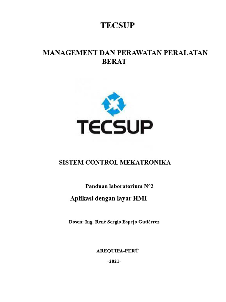 Lab - 02 - Aplikasi Dengan Layar HMI | PDF