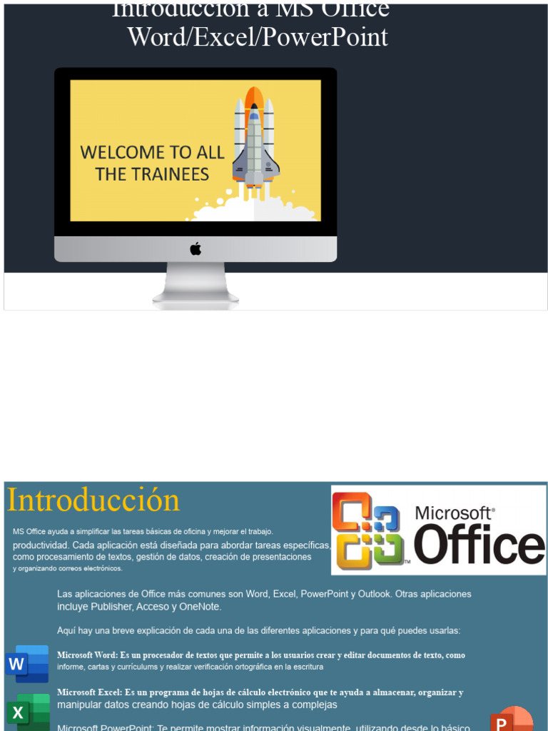 Guía de Introducción a MS Office | PDF | Microsoft PowerPoint ...