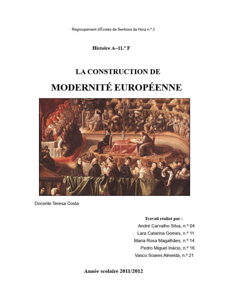 Construction de la Modernité Européenne | PDF | Science | Galilée