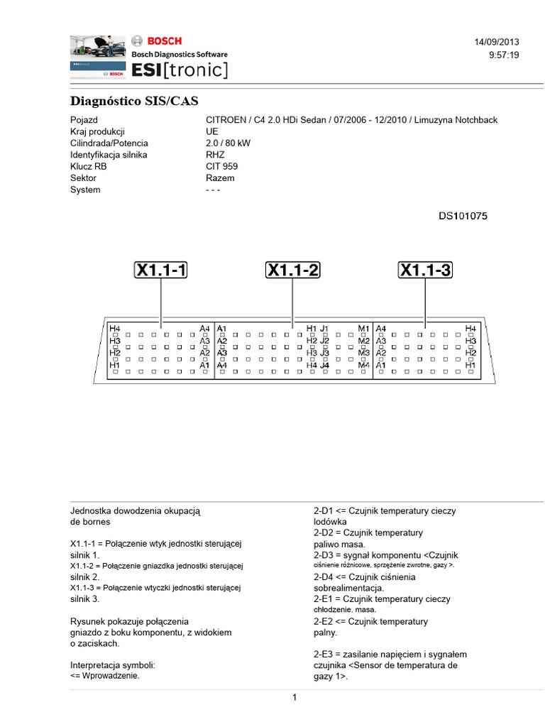 Citroen c4 Edc15c2 11 | PDF