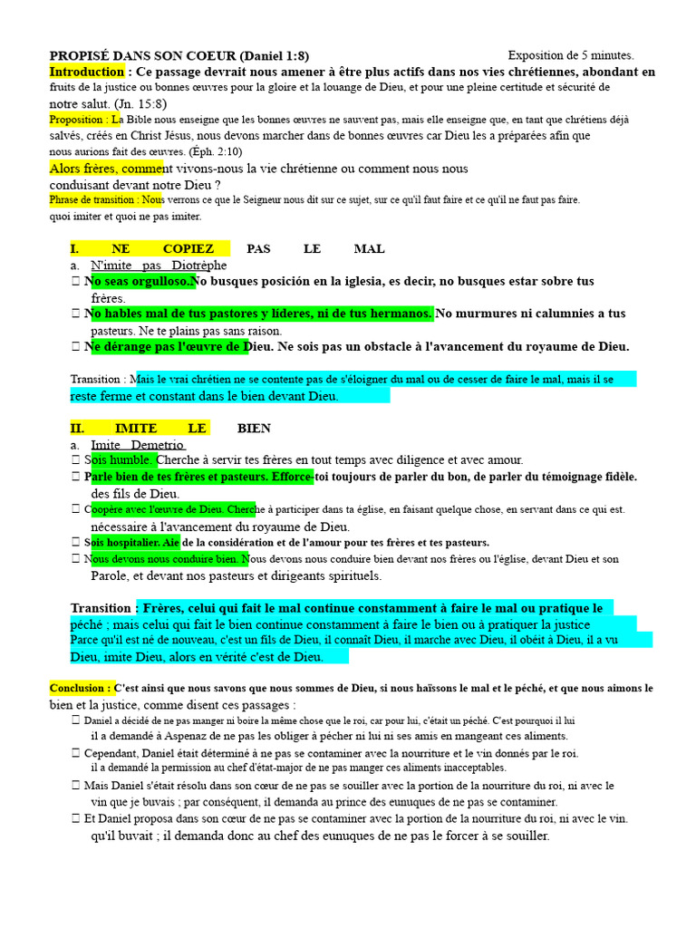Vivre la foi : imiter le bien, éviter le mal | PDF | Dieu | Mal