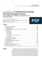 Carbohydrate Feedings During Exercise