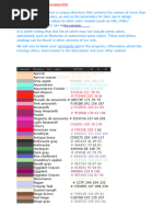Crayola 120 Crayon Color Chart | PDF | Color | Artistic Techniques