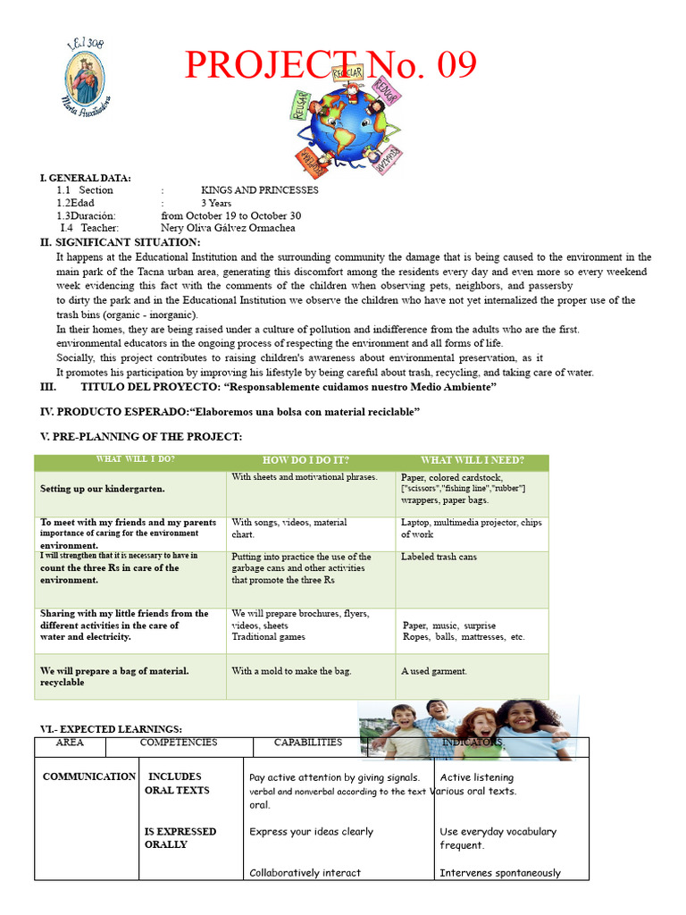 Environmental Awareness Project for Kids | PDF | Waste | Recycling