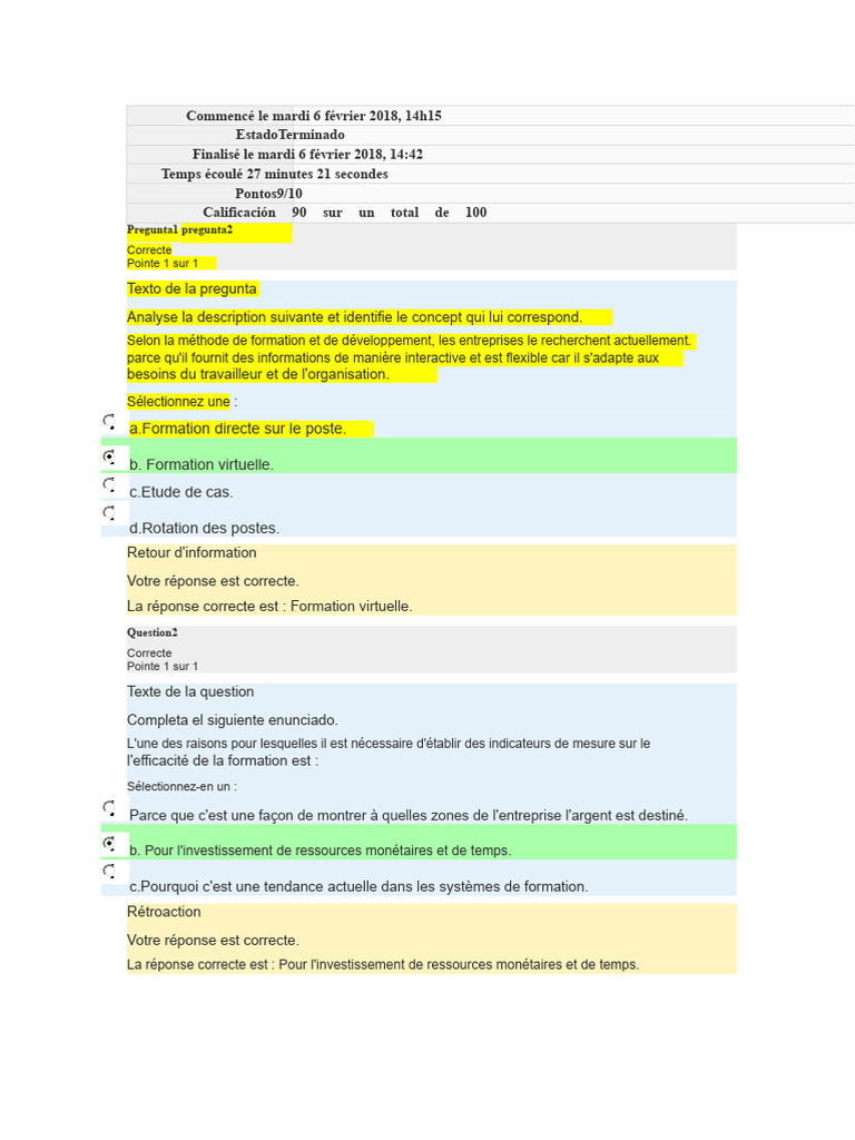 Concepts clés de la formation professionnelle | PDF | Informations ...
