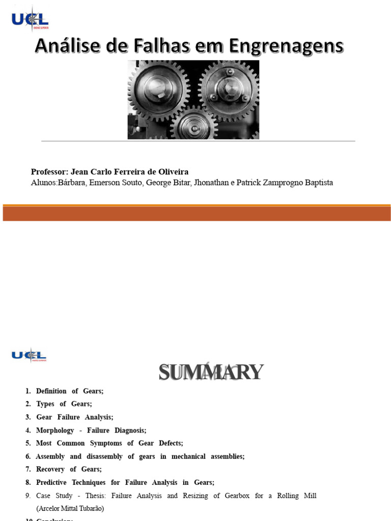 Comprehensive Gear Failure Analysis Guide | PDF | Gear | Mechanical ...