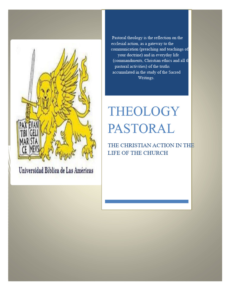 PASTORAL THEOLOGY Module(1) PDF Theology Cain And Abel