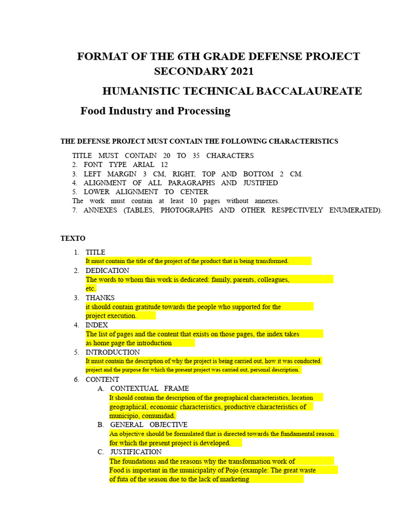 Project Defense Format | PDF
