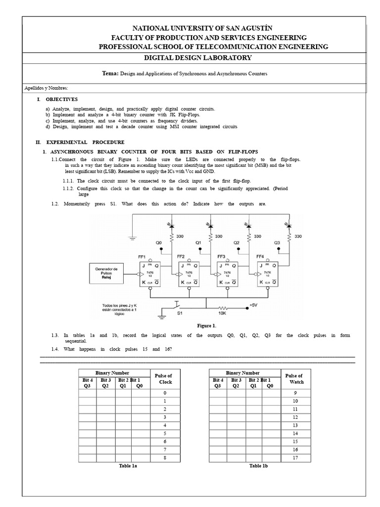 Digital Counter Design and Applications | PDF | Information And ...