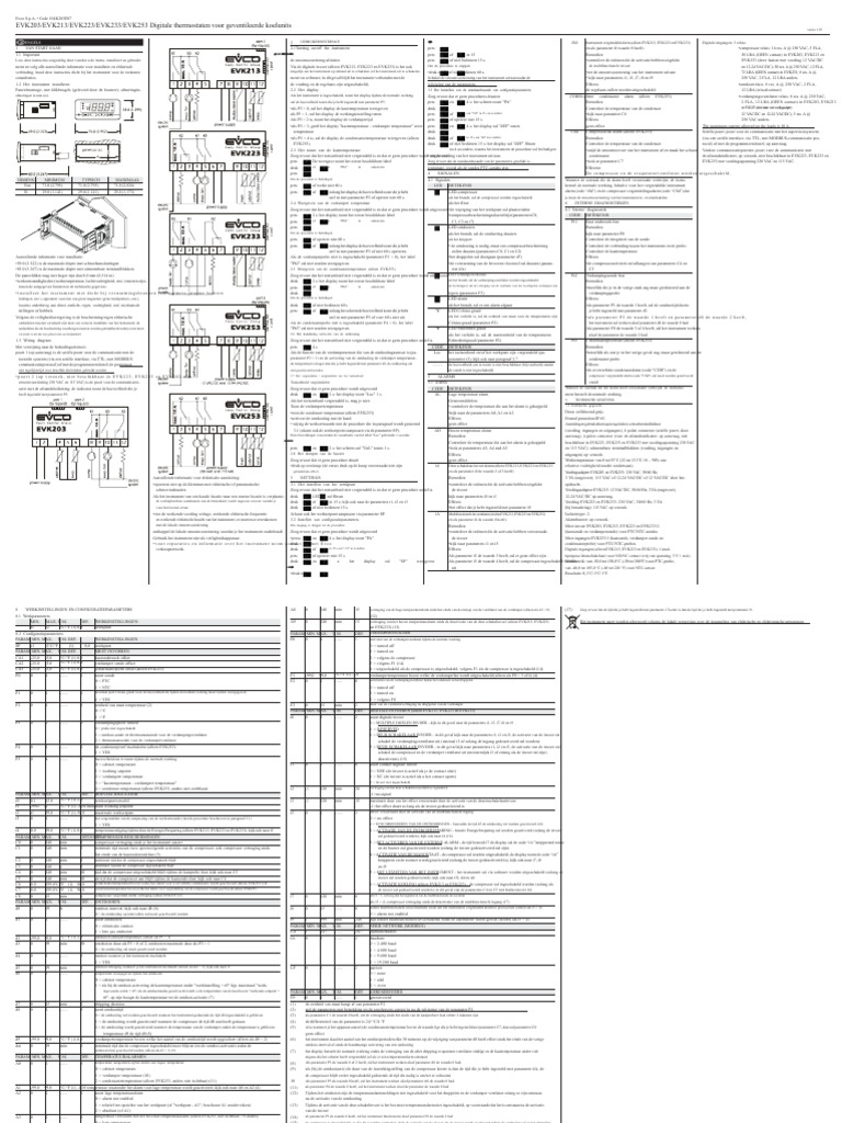EVCO Controller | PDF
