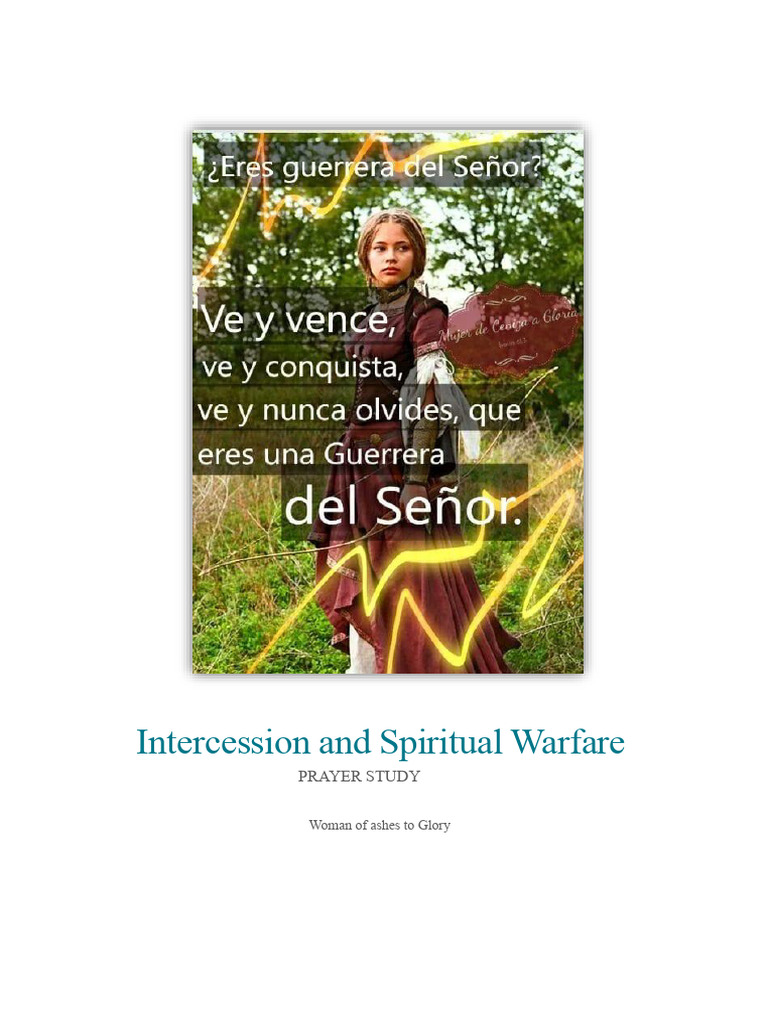Intercession and Spiritual Warfare Guide | PDF | Intercession | Jesus