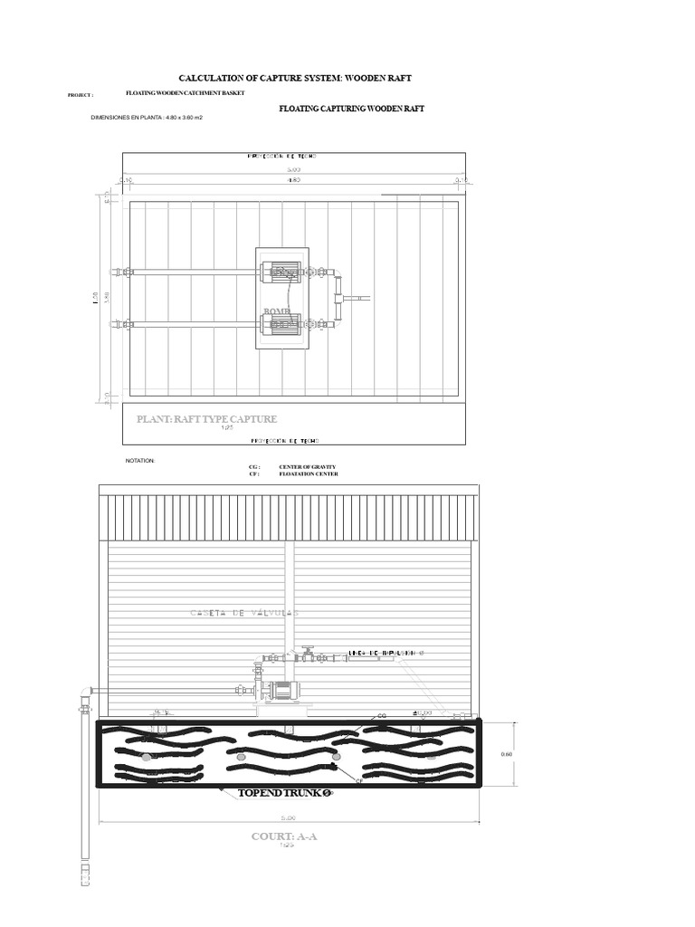 03 Calculation of Floating Raft Dimensions | PDF | Buoyancy | Physical ...