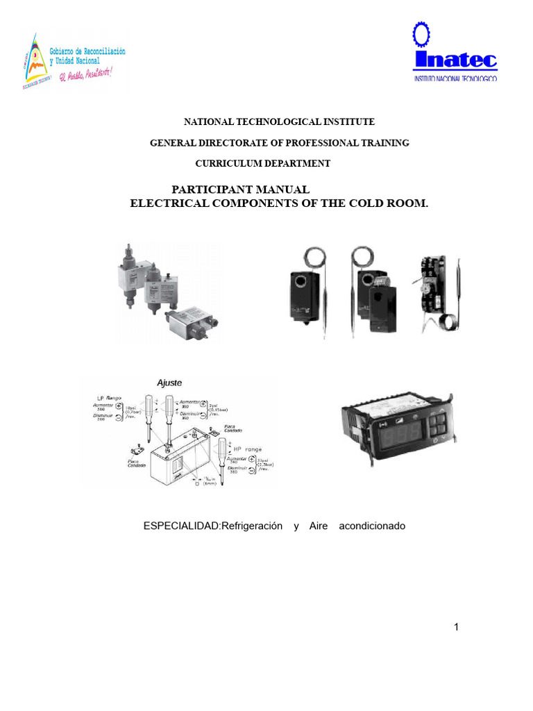 Electrical Components in Cold Rooms | PDF | Thermostat | Capacitor