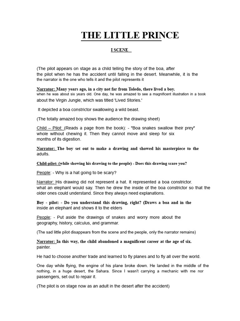 The Little Prince: A Tale of Adventure | PDF | The Little Prince ...