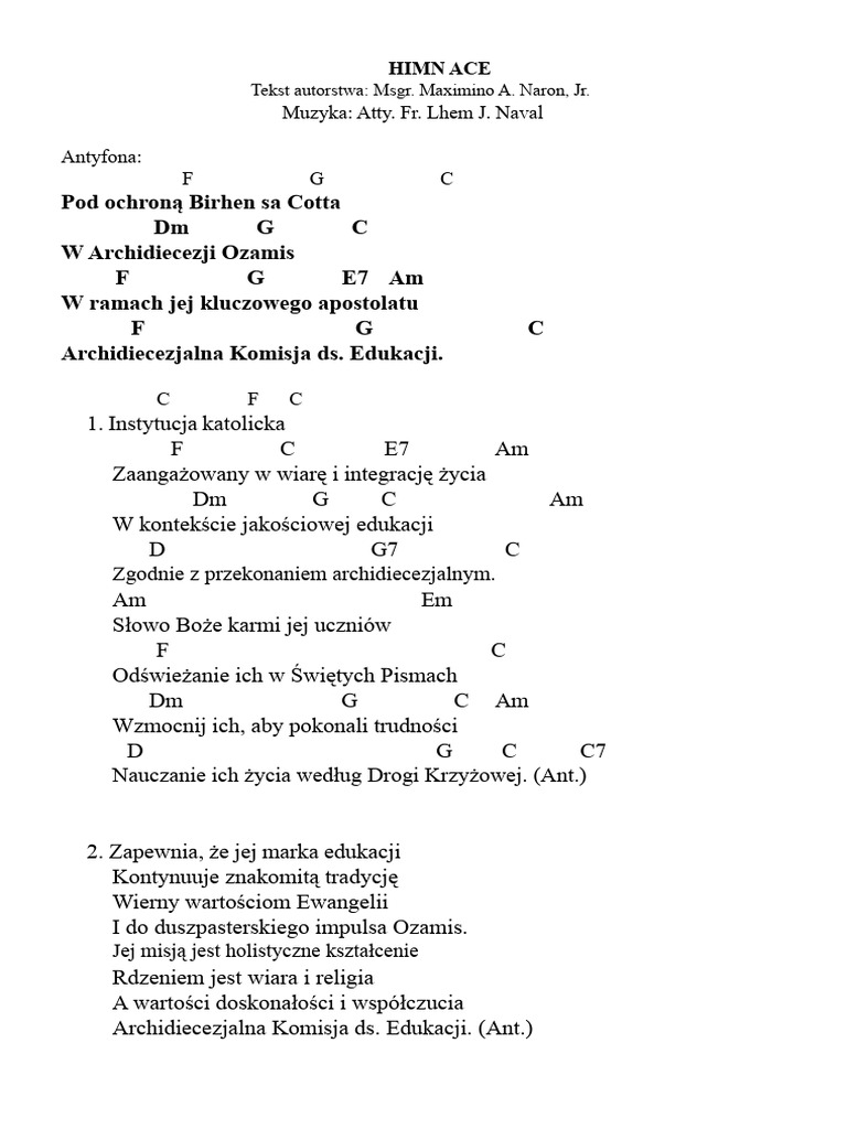 Hymna Ace | PDF