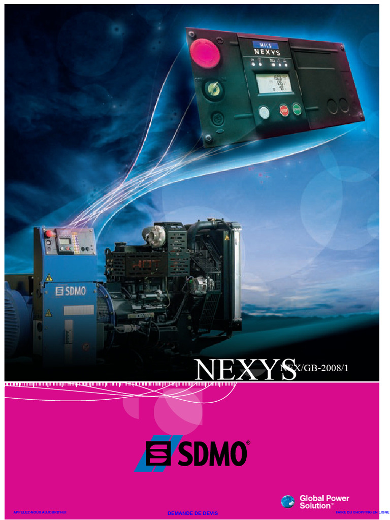 Panneau de contrôle MICS NEXYS SDMO | PDF | Interrupteur | Électrotechnique