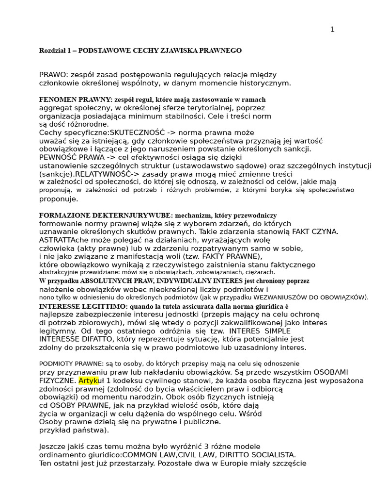 Instytucje Prawa Publicznego | PDF