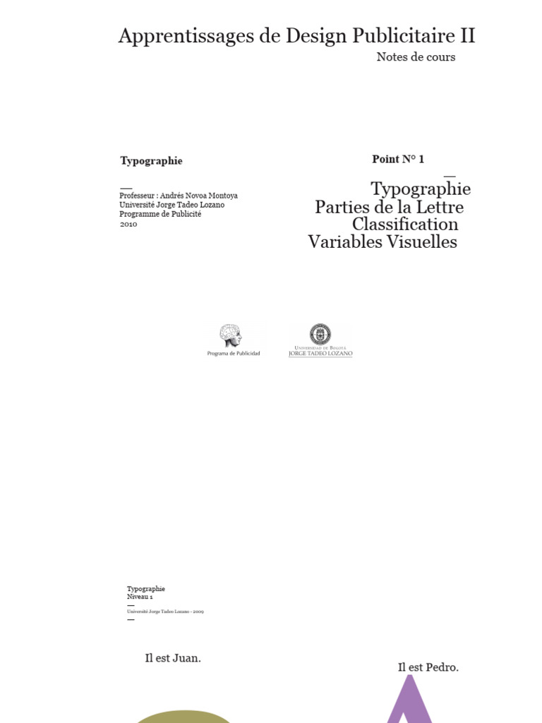 Typographie : Fondamentaux et Styles | PDF | Police d'écriture | Texte