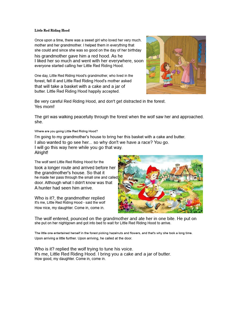 Little Red Riding Hood | PDF | Little Red Riding Hood