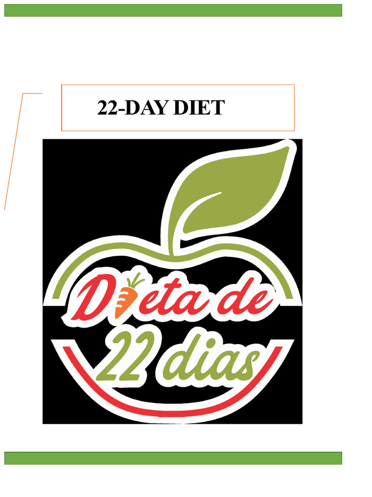 22-Day Weight Loss Diet Guide | PDF | Lunch | Dieting