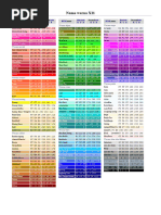 Tabel Warna Heksadesimal dan RGB | PDF