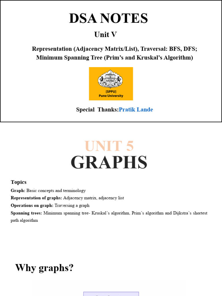 Graph Theory: Representation & Algorithms | PDF | Vertex (Graph Theory ...