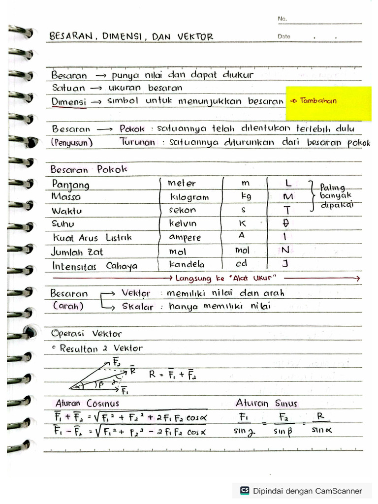 Catatan Semester 1 | PDF