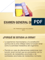 Examen General de Orina 2012