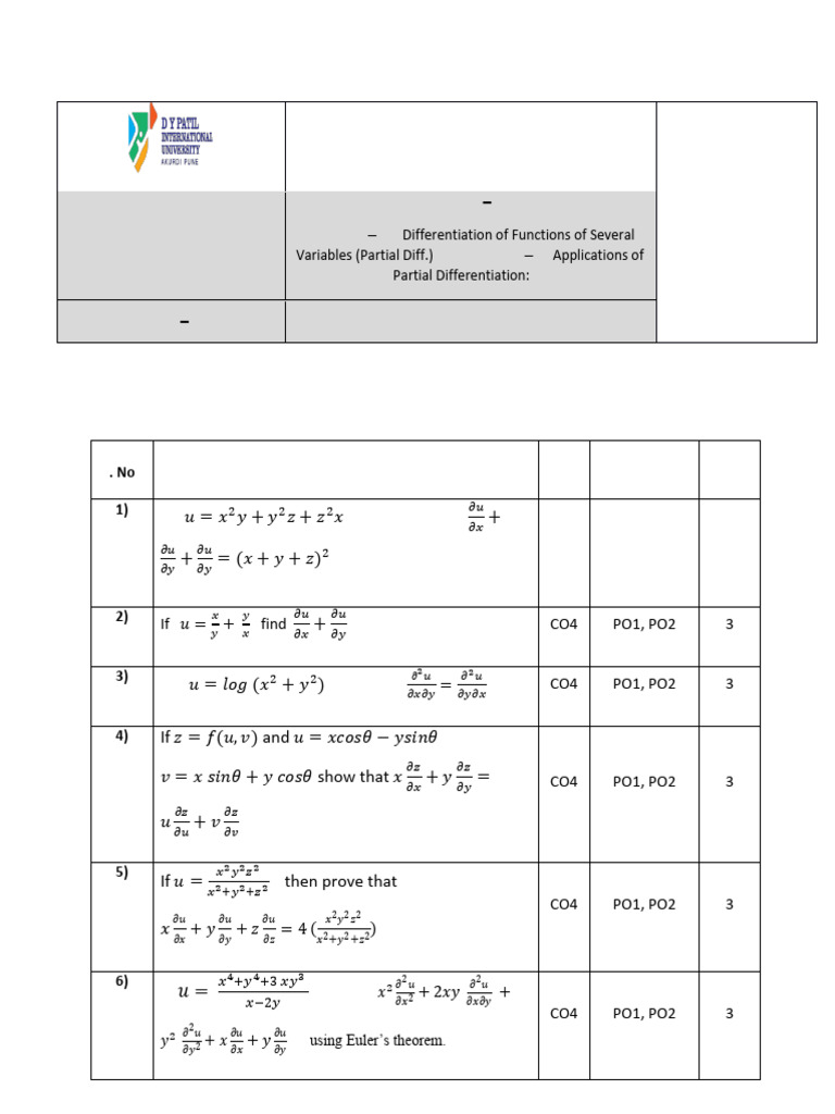 Civil Engineering Math Assignments 2025 | PDF | Analysis | Equations