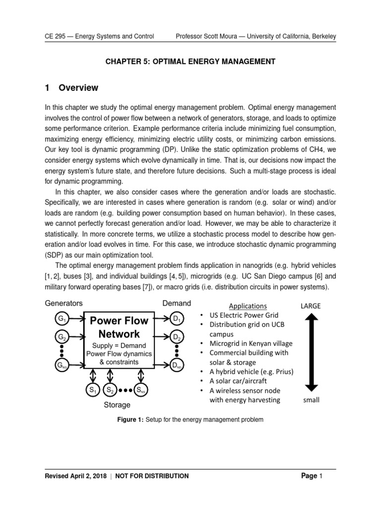 Optimal Energy Management Strategies | PDF | Mathematical Optimization ...