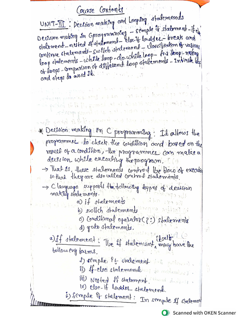 CS-205 Unit Iii | PDF