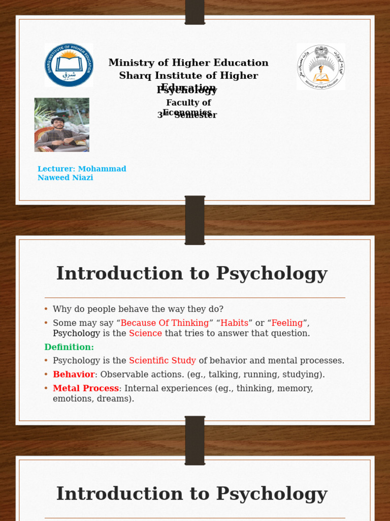 Introduction to Psychology Overview | PDF | Psychology | Mental Disorder
