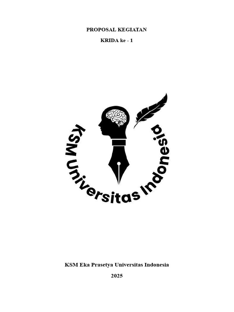Proposal Krida 1 | PDF