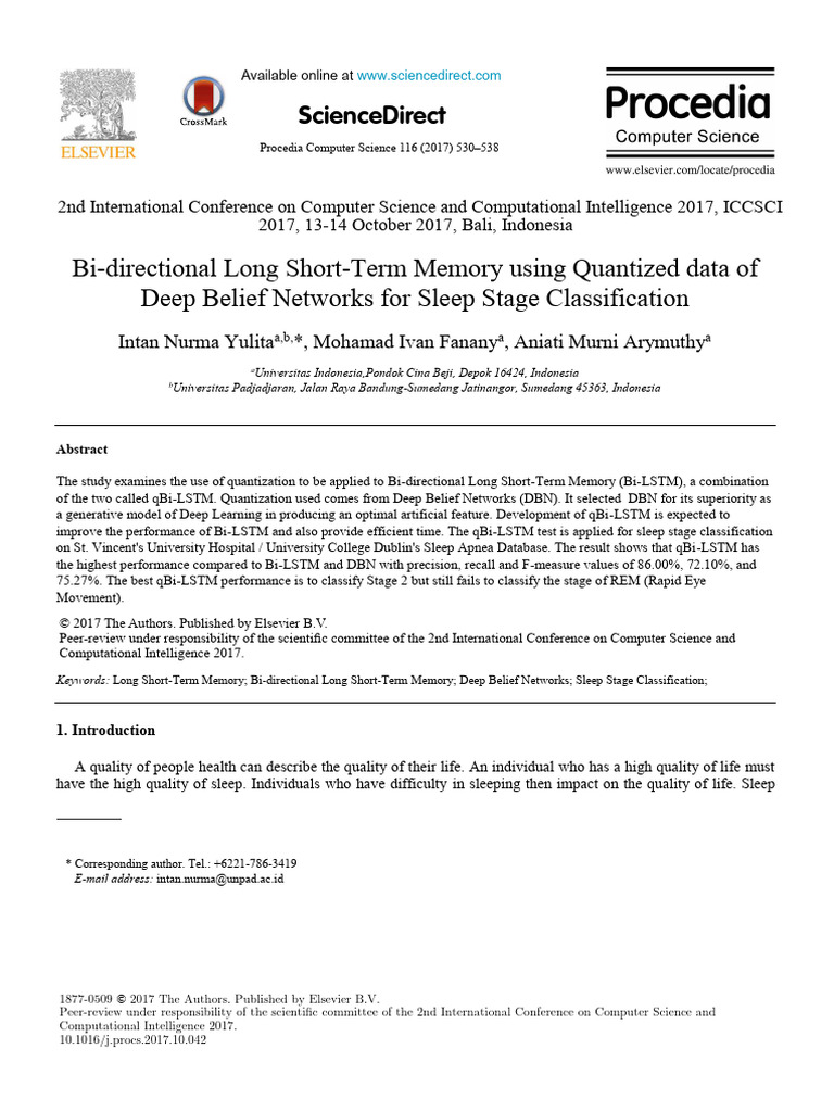 Bi Directional Long Short Term Memory Us | PDF | Computational ...