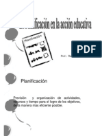 caracteres planificacion