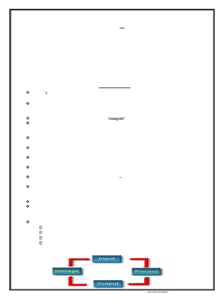Computer Fundamentals Overview | PDF | Random Access Memory | Computer ...