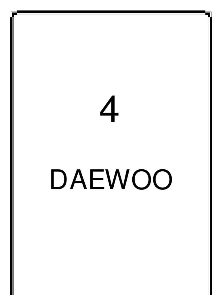Daewoo Manual | Electrical Connector | Electrical Engineering